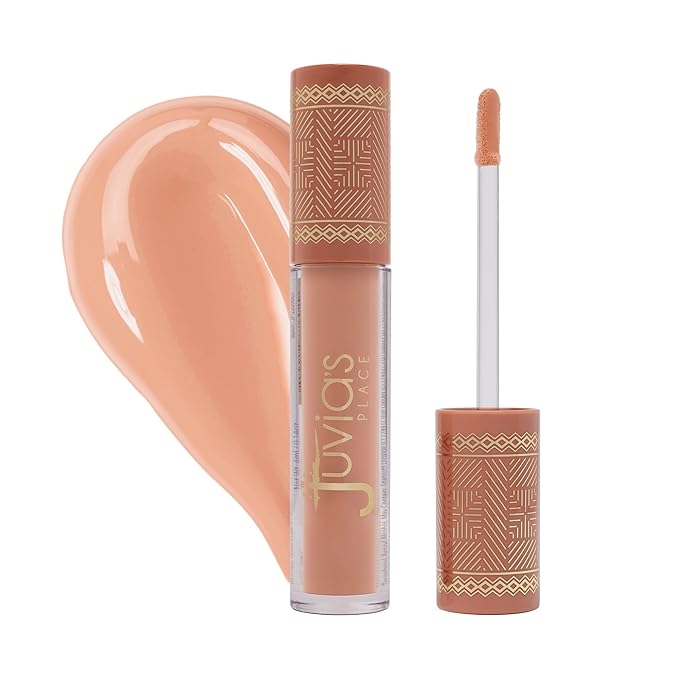 Juvia's Place Coffee Shop Lip Gloss - Dulce Latte - Hydrating Butter Lip Gloss for Women, Long-Lasting Shine, Moisturizing Glass-like Finish, Plumping Non-sticky Lip Gloss, Suitable for every vibe