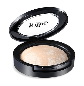 Jolie Baked Mineral Colour Tones Foundation - Ultra Beathable & Blendable Skin Perfecting Foundation (Antique Beige)