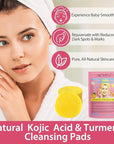 2 pack turmeric cleansing pads,