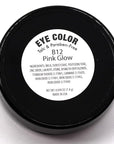 Pink Glow Satin Light Baby Pink Opal Sunkissed Shimmering Shimmer Pressed Powder Single Vegan Eyeshadow; Talc, Paraben & Cruelty Free