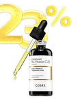 COSRX Advanced Pure Vitamin C 23% Serum with Vitamin E & Glutathione (Renewal), Korean Vitamin C Serum for Fine Lines, Uneven Skin Tone & Dull Skin, 0.67oz, Korean Skin Care, Stocking stuffers