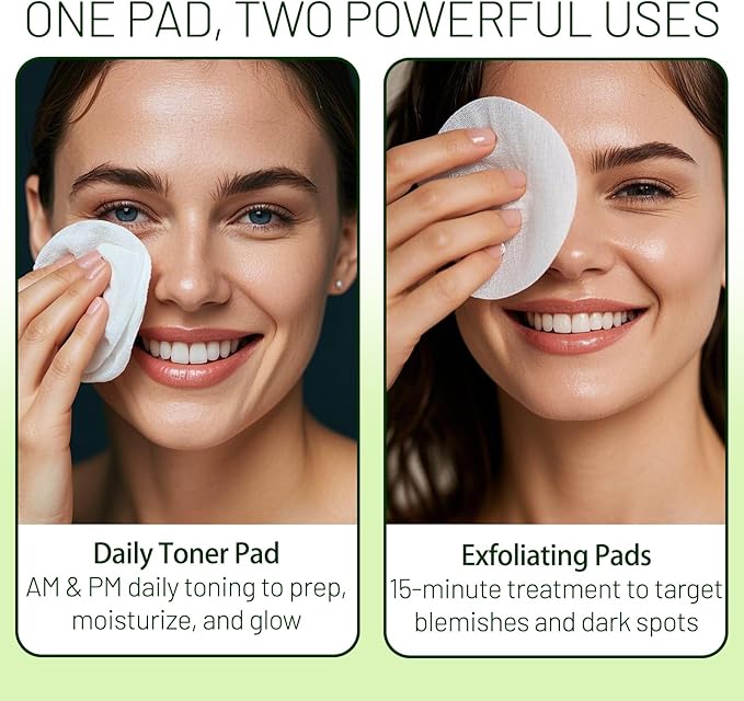 Korean Toner Pads (100 Count) – Hydrating & Anti-Aging for Dark Spots, Wrinkles & Uneven Skin – Infused with Snail Extract, CICA, Niacinamide & Peptides for a Clear, Radiant Complexion
