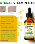 Vitamin E Oil - 75,000 IU Ultra Concentrated - Moisturizes, Fades Scars & Stretch Marks, Anti-Aging & Skin Hydration - for Face, Body, Hair, and Nails
