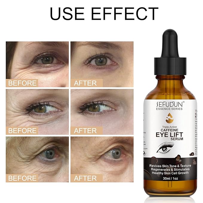 Caffeine eye serum, eye serum