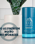 Oars + Alps Deodorant for Men & Women, Aluminum Free Deodorant for Men, Dermatologist Tested, Clean Ingredients, Non Toxic, Vegan, Long Lasting, Odor Protection, Fresh Ocean Splash, 3pk, 2.6oz