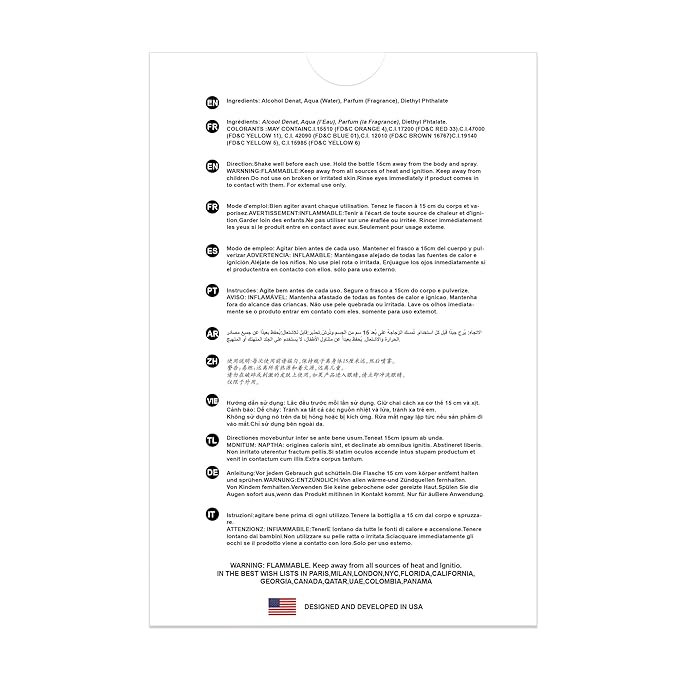 Hybrid & Company Blue For Men Eau De Toilette Natural Spray Vaporisateur 3.4 FL.OZ