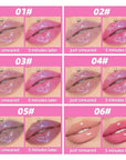 Magic Color Changing Moisturizing Lip Glow Oil Plumping Glimmer Glow Lipstick, Hydrating Lip Gloss Lip Care, Long Lasting Non-sticky Fresh Texture Lip Oil (Color Changing 03)