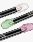 Boobeen 3-PCS Cream Eyeshadow Pencil Crayon Waterproof Brightener Stick Shimmer Pen Create Glitter Eye Makeup, Easy to Use