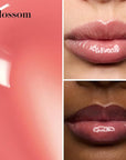 goop Beauty Hydra-Barrier Gel Gloss | Hydrating Lip Gloss to Moisturize & Plump Lips | Hyaluronic Acid & Vitamin E | Blossom - Sheer Petal Pink | 0.13 oz