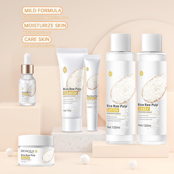Rice Deep Nourishing Facial Care Set,