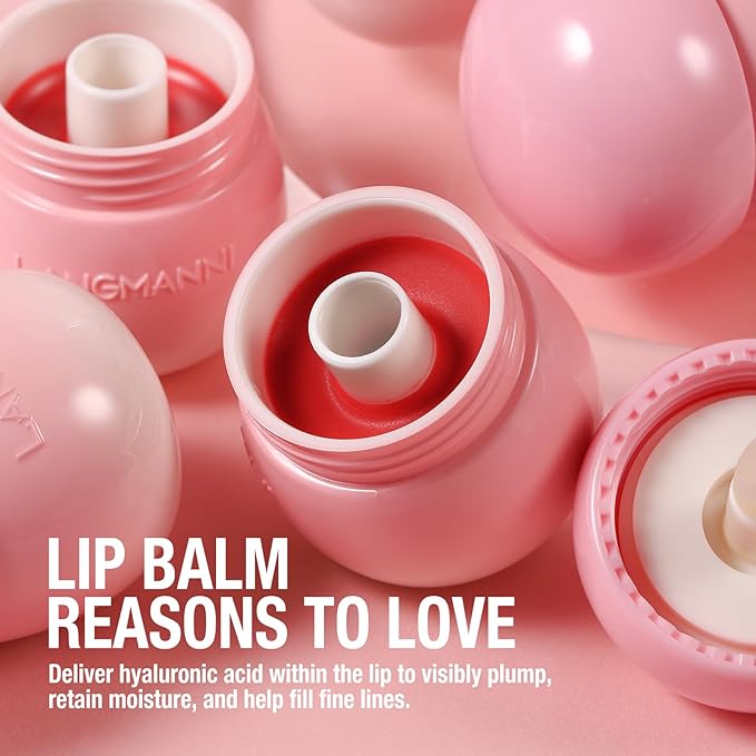 LANGMANNI Pudding Glow Lip Balm | Velvet-Smooth Lip Gloss for Nourished, Glowing Lips | Hydrating, Non-Sticky Glossy Tinted Lip Balm Makeup 0.28 Oz (#6, 1)