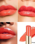 Oulac Moisturizing Shine Lipstick For Women Christmas Set 2PCS, 2 in 1 Tinted Lip Balm for Winter, Hydrated Juicy and Glossy Lip Color for Dry, Cracked and Chapped Lips, Vegan [04+12]