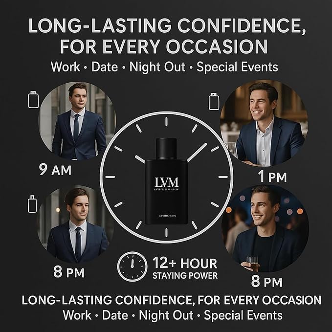 for Men, Pheromone Cologne, 50ml Long-Lasting Pheromone Perfume, Enhance Social Attraction & Confidence, Fresh Woody Fragrance for All Occasions (1 PCS)