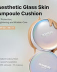 TROIAREUKE Seoul "Bridal" Cushion Foundation(#22, Yellow Beige), Korean Cushion Foundation, K-Beauty, Hydrating, Long-lasting, Lightweight, Natural Finish, Anti-Aging, Moisture, Whitening, SPF 50+