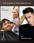 Electric Hair Clippers for Men, Cordless Clipper and Trimmer Set, Clippers for Hair Cutting Kit with Long Battery Life, Hair Grooming Trimmer for Family Kids and Self-Haircut Use