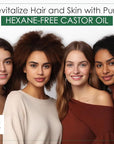 Seddy Organic Castor Oil - Cold Pressed | Hexane-Free | Pure | Hair, Scalp, Eyelashes, Eyebrows, Skin, & Nails | Hair Treatment Oil - 3.4 Fl. Oz