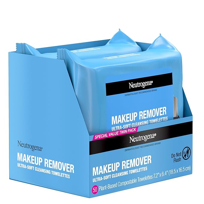 Neutrogena Makeup Remover Wipes, Ultra-Soft Cleansing