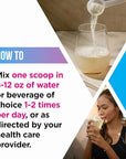 Livingood Daily Unflavored Collagen Powder for Women & Men, Hydrolyzed Collagen Peptides Powder with Vitamin C, Protein with 20 Amino Acids, Type I & III, Grass Fed, Keto, Paleo, Gluten Free, 30 Srvgs