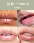 URQT 4PCS Summer Special Lip Butter Balm, Hydrating, Nourishing & Softening Lip Care with Natural Oils & Fruit Extracts, Long-Lasting Moisture, Non-Sticky Shine, Soften Dry Lips Lip Care (4PCS, 4)