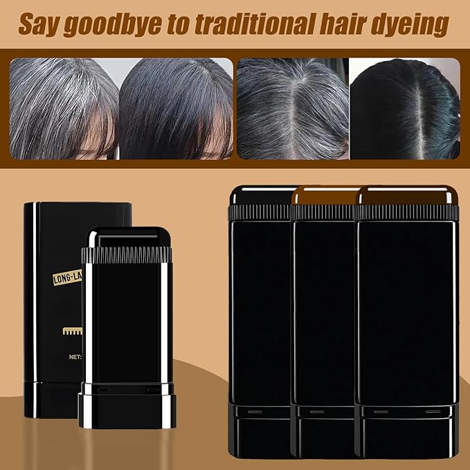 Safe and Convenient Comb Hair Dye, Waterproof and Sweat-Proof Hair Dye Comb (black)