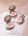 Heart Percent Dote on Mood Glow Blush, Smooth Rose Plush)