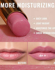 Oulac Moisture Shine Lipsticks Set - Red Orange Purple 3Pcs | Ultra Hydrating Juicy & Glossy, Soild Lip Gloss, Lightweight Smooth, Natural Look Best for Dry, Cracked and Chapped Lips, Vegan (05+06+07)