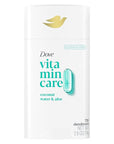 Dove VitaminCare+ Aluminum Free Deodorant Stick Coconut Water & Aloe for 72H Odor Protection Breathable Deodorant for Women 2.6 oz