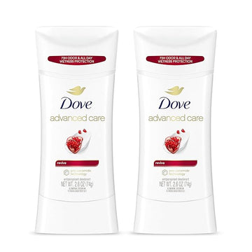Dove Advanced Care Antiperspirant Deodorant Stick Revive 12 Pack helps skin barrier repair after shaving by boosting skin's ceramide levels 72 hour odor control and all-day sweat protection 2.6 oz