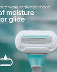 Gillette Venus Extra Smooth Sensitive Disposable Razors for Women with Sensitive Skin, 2 Count (Pack of 2)