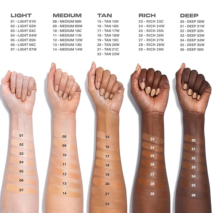 Morphe Lightform Dewy Foundation - Extended Hydration Foundation Makeup with a Lasting, Natural Radiant Finish - Long-Wearing Formula with Buildable, Medium Coverage - Light 05N (1.01 fl oz)