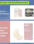 Ethique Gentle Unscented Shampoo Bar with Cocoa Butter - Plastic-Free, Cruelty-Free, Vegan, 3.88 oz - Formerly Bar Minimum