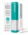 nuorganic 'Cosmic Brow' Eyebrow Serum for Growth | Natural Eye Brow Serum for Thicker, Longer, More Defined Brows | 4 Months Supply XL Size | Cruelty Free, Made in USA