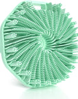 Silicone Body Scrubber, Exfoliating Body Wash Scrubbers Exfoliator, Shower Body Brush for Effective Showering Exfoliation and Gentle Massage (Green)