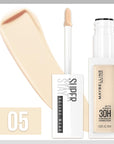 Maybelline Super Stay Liquid Concealer Makeup, Full Coverage Concealer, Up to 30 Hour Wear, Transfer Resistant, Natural Matte Finish, Oil-free, Available in 16 Shades, 05, 1 Count