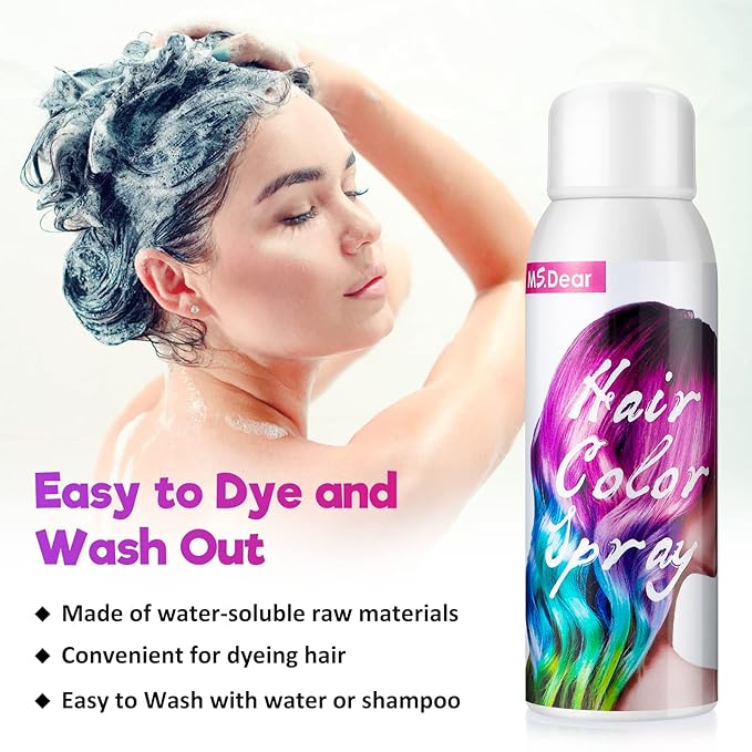ONE-TIME USE Purple Hair Color