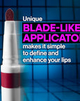 wet n wild Perfect Pout Lip Liner Stain, Long-Lasting Transfer-Proof Formula with Blade-Like Applicator for Precision & Full Lip Coverage, Vegan & Cruelty-Free - Spilled Wine