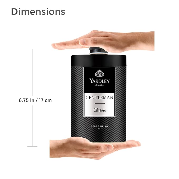 Yardley London Gentleman Deodorising Talc Talcum Powder for Men m 100G