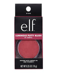 e.l.f. Luminous Putty Blush, Putty-to-Powder, Buildable Blush With A Subtle Shimmer Finish, Highly Pigmented & Creamy, Vegan & Cruelty-Free, St. Barts
