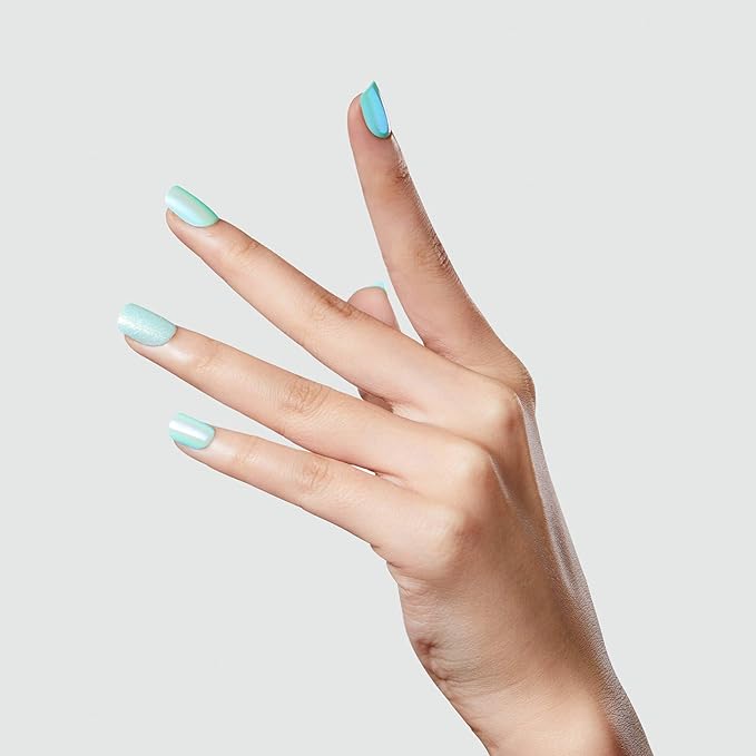 KISS imPRESS Press-On Manicure, Nail Kit, PureFit Technology, Short Press-On Nails, 'Rain Check', Includes Prep Pad, Mini Nail File, Cuticle Stick, and 30 Fake Nails (Pack of 2)