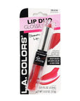 L.A. LA Colors Lip Duo Lipstick Lip Gloss Lipgloss 2 in 1 (ETERNAL FLAME)