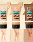 Legs Makeup Waterproof with Brush, No Transfer Body Concealer, Coverage for Vein, Scar, Tattoo for All Skin Tones, 100ML (MEDIUM GLOW)