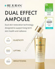 REJURAN® Dual Effect Ampoule, DOT DUAL c-PDRN® - Salmon DNA Face Serum for Deep Rejuvenation, Wrinkle Care, Firming, Skin Elasticity with Visible Anti-Aging Results. Korean Skincare (1.01 fl oz)
