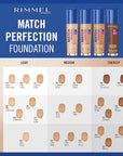 Rimmel Match Perfection Foundation Spf20 200 Soft Beige