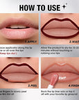 LANGMANNI Long-Lasting Peel Off Lip Liner Set, Waterproof & Smudge-Proof Matte Lip Liners Gift Makeup For Girls（#3）