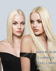 Blonde Brown Hair Color Shampoo 3 in 1 - Instant Natural Hair Dye for Men and Women, Long Lasting Brown Color - Works in Minutes