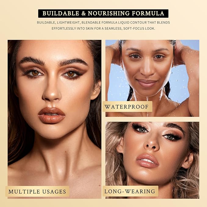 KIMUSE Soft Liquid Contour Stick, Glow Liquid Cream
