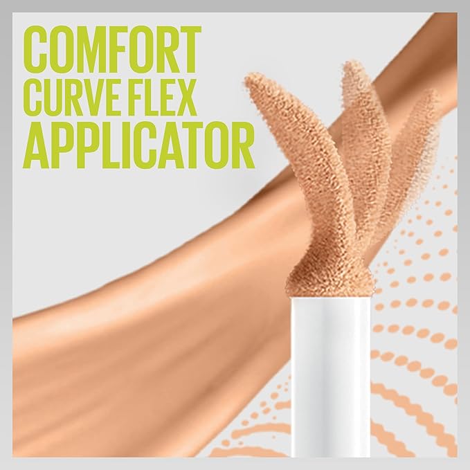 Maybelline Super Stay Liquid Concealer Makeup, Full Coverage Concealer, Up to 30 Hour Wear, Transfer Resistant, Natural Matte Finish, Oil-free, Available in 16 Shades, 45, 1 Count