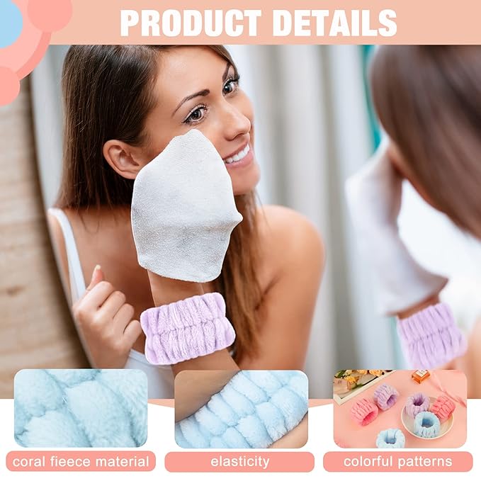 Microfiber wrist spa wash towel