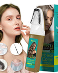 Linen Hair Dye Shampoo,Hair Dye,Hair Color Shampoo,Champu Para Canas 4 in 1 Semi-Permanent Gray Hair Coverage,shampoo para pintar el cabello for Women & Men Herbal Natural Plant (Linen)