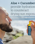 Oars + Alps Face and Scalp Mist SPF 35 Sunscreen, Protects from Blue Light, Summer Splash Scent, Water and Sweat Resistant, 1.5 Fl Oz